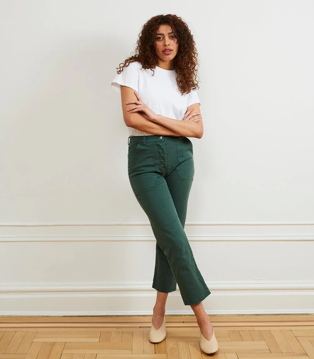 James Straight Leg Work Pants in Black