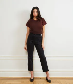 James Straight Leg Work Pants in Black
