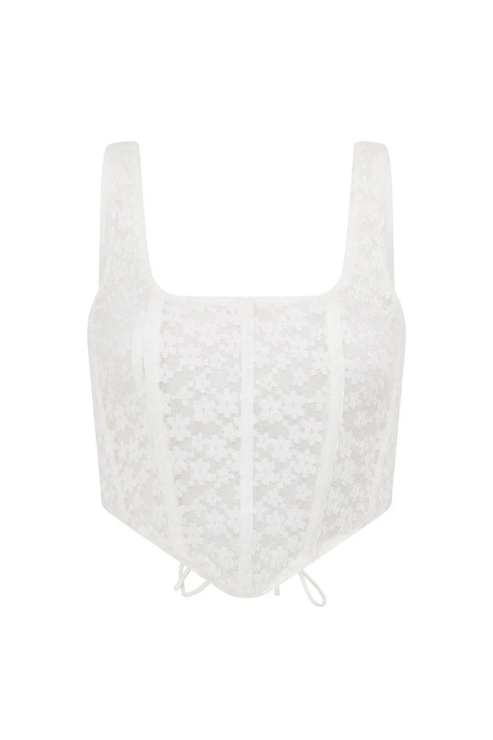 Jhoselle Lace Up Top