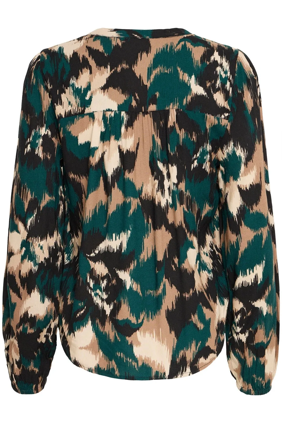 Josa Long Sleeve Blouse - Green