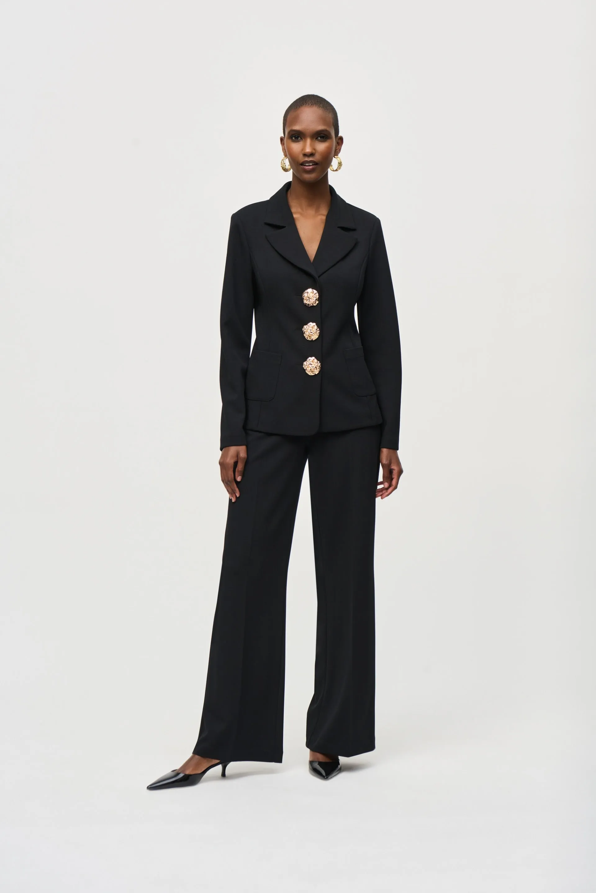 Joseph Ribkoff Black Fitted Blazer Style 243160