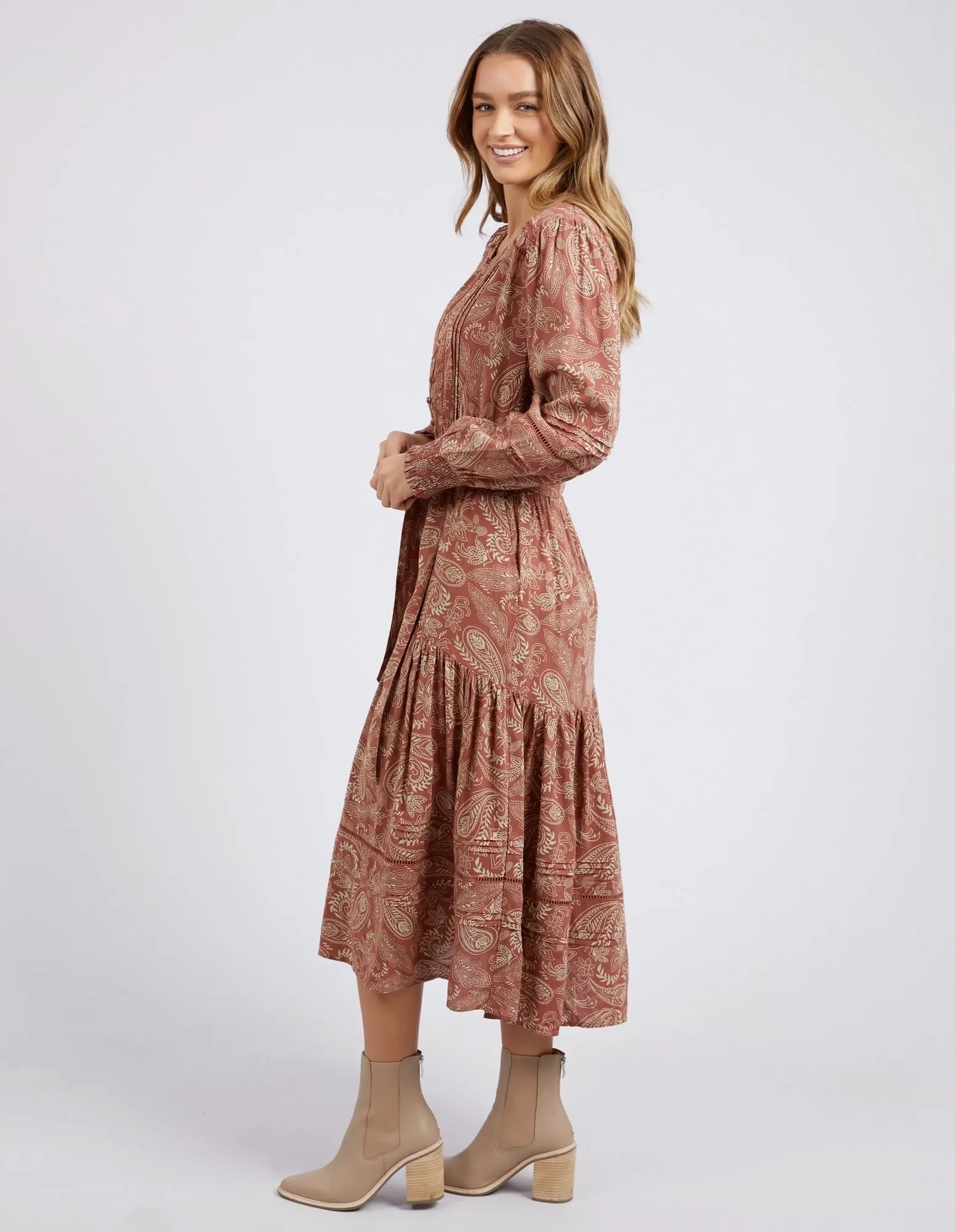JULIETTE PAISLEY DRESS || PAISLEY PRINT