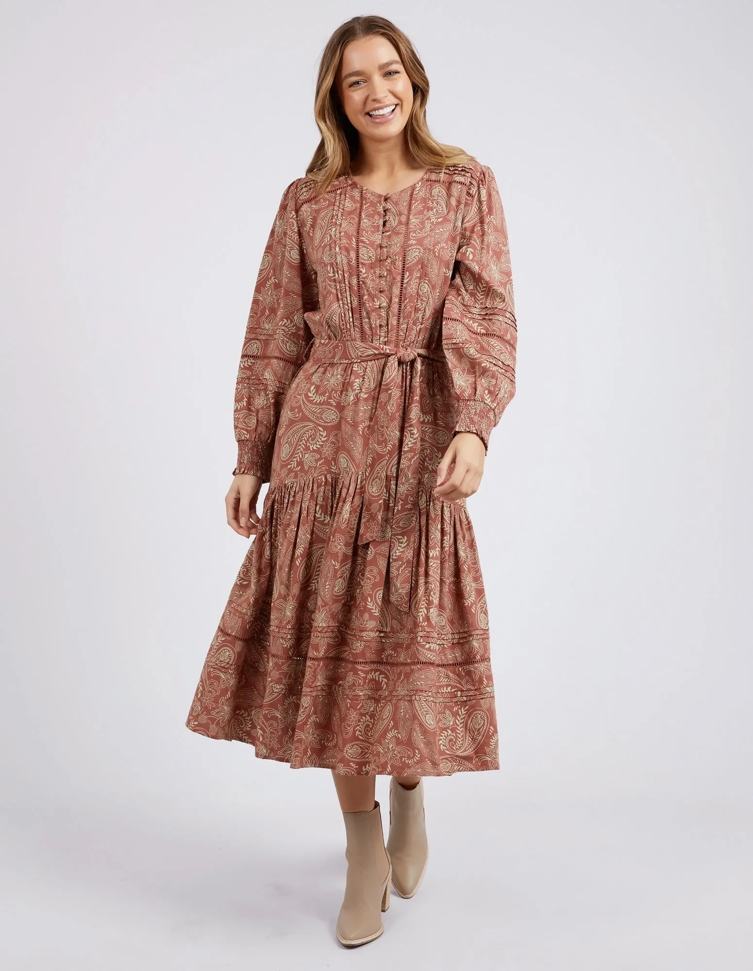 JULIETTE PAISLEY DRESS || PAISLEY PRINT