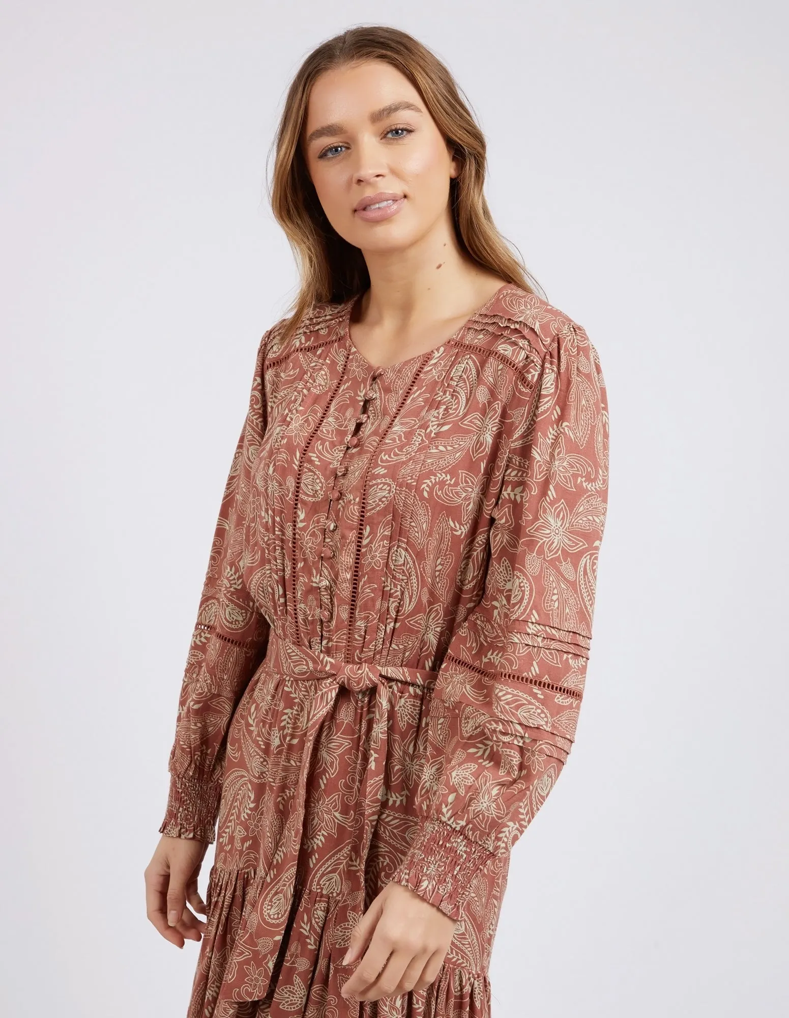 JULIETTE PAISLEY DRESS || PAISLEY PRINT
