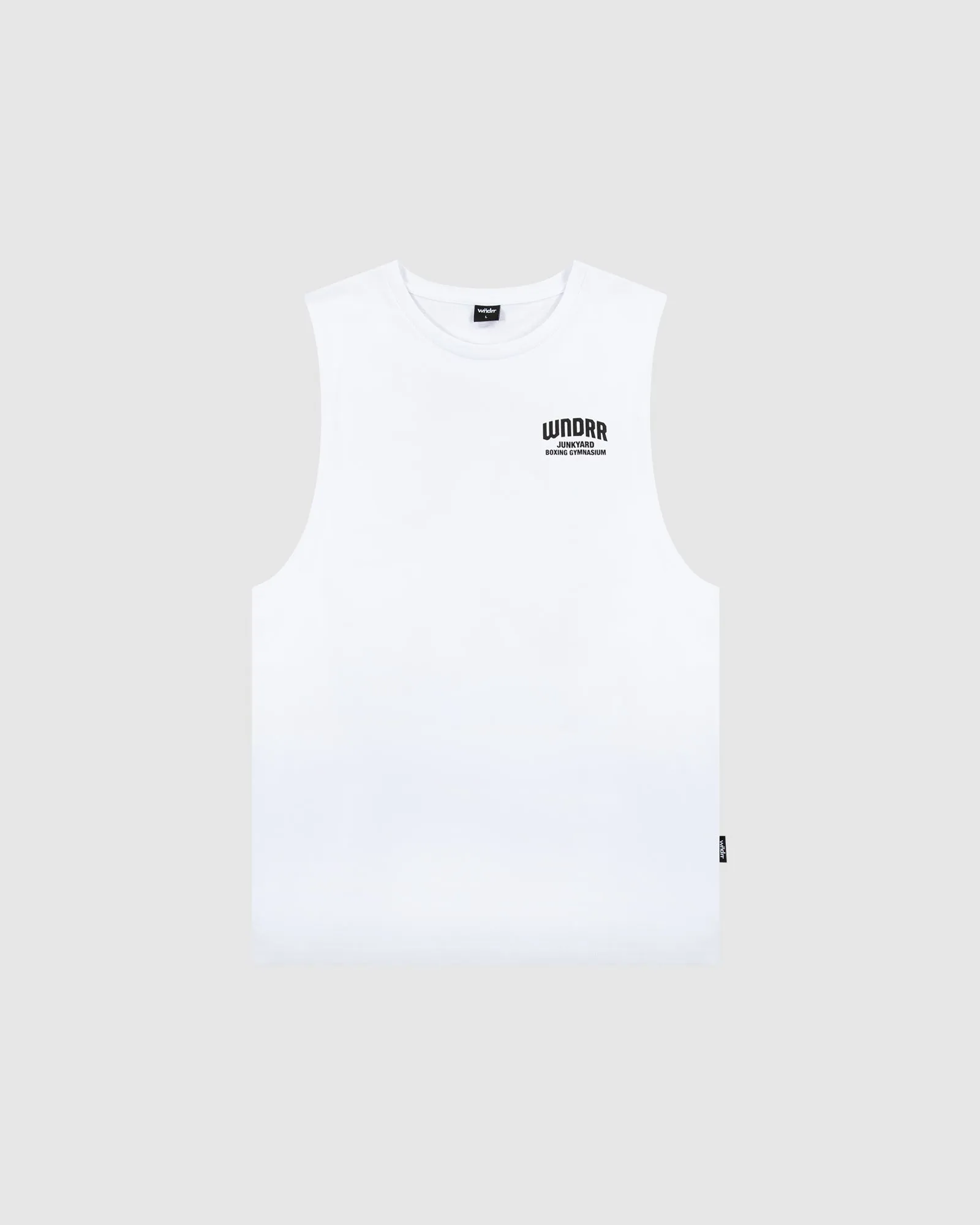 JUNKYARD MUSCLE TOP - WHITE