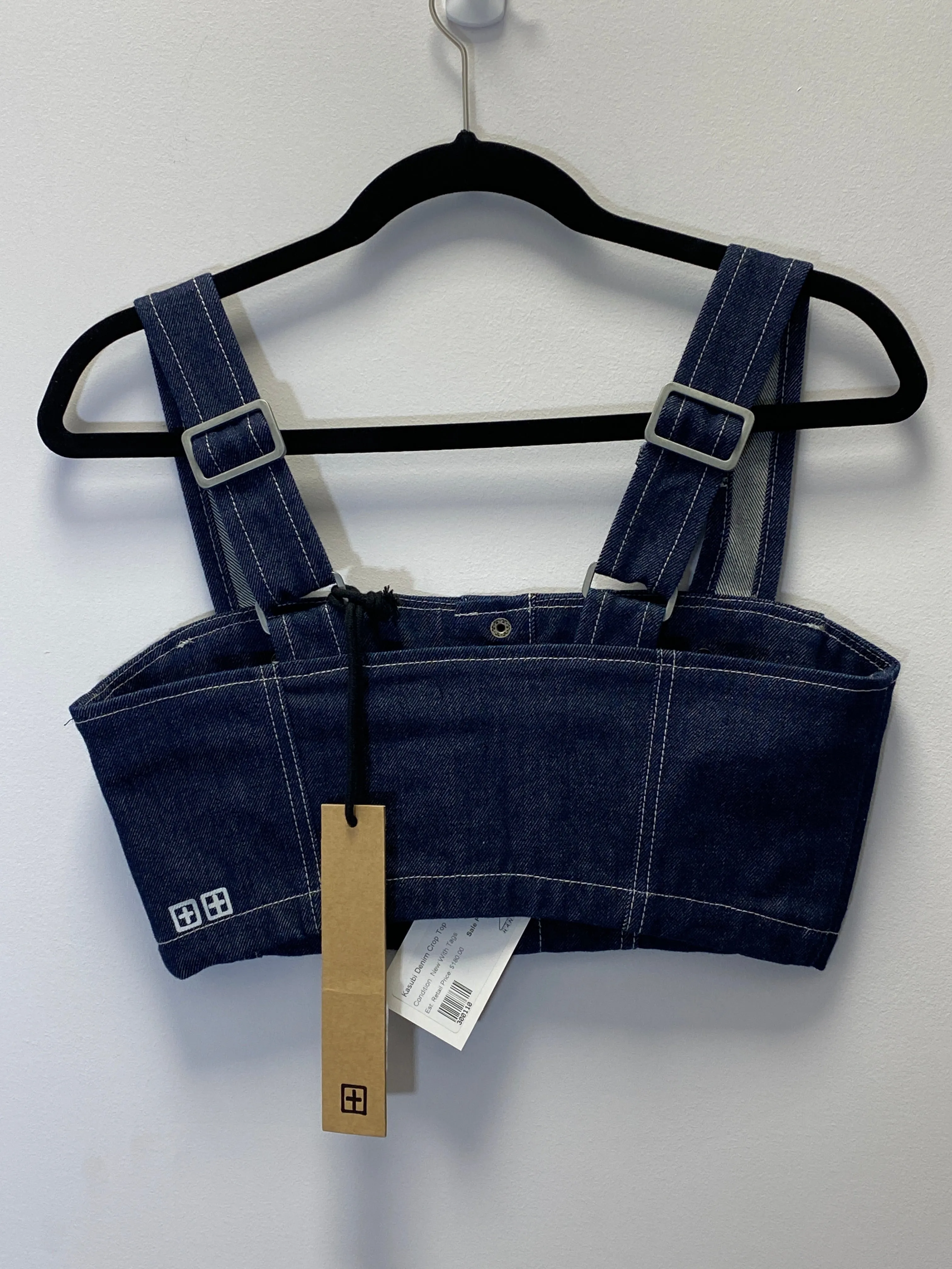 Kasubi Denim Crop Top