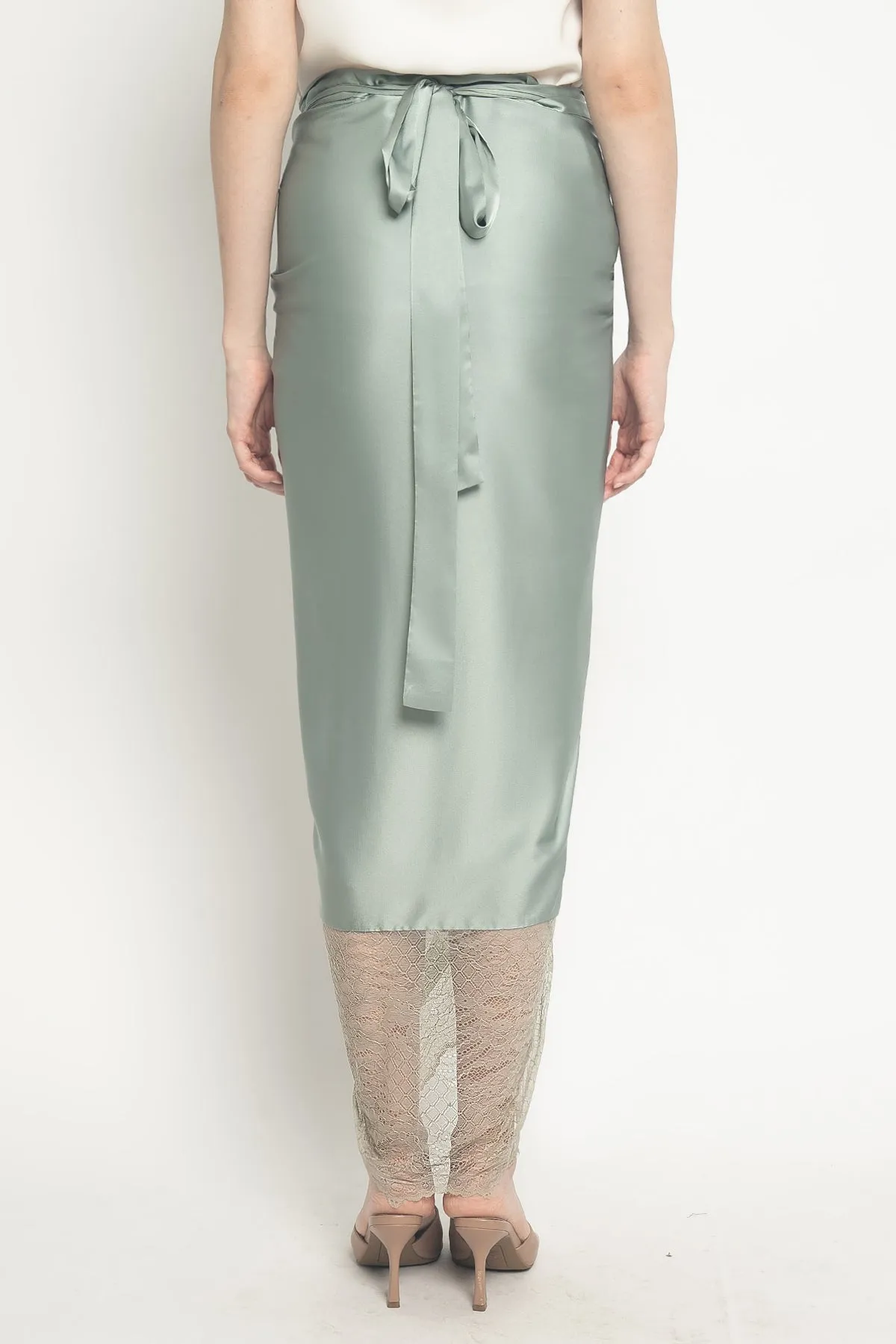 Lace Lilit Skirt in Sage