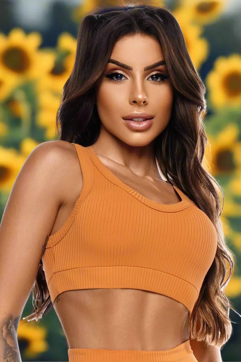 Let's Gym Sun Flower Bra