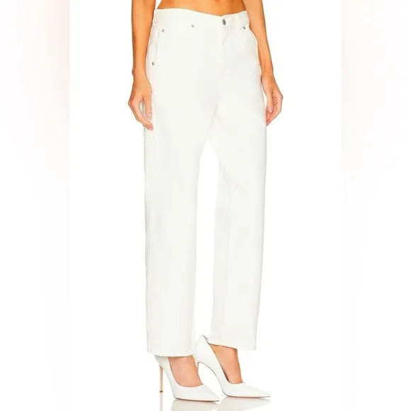Levi's White Dad Utility Jeans, Size 32
