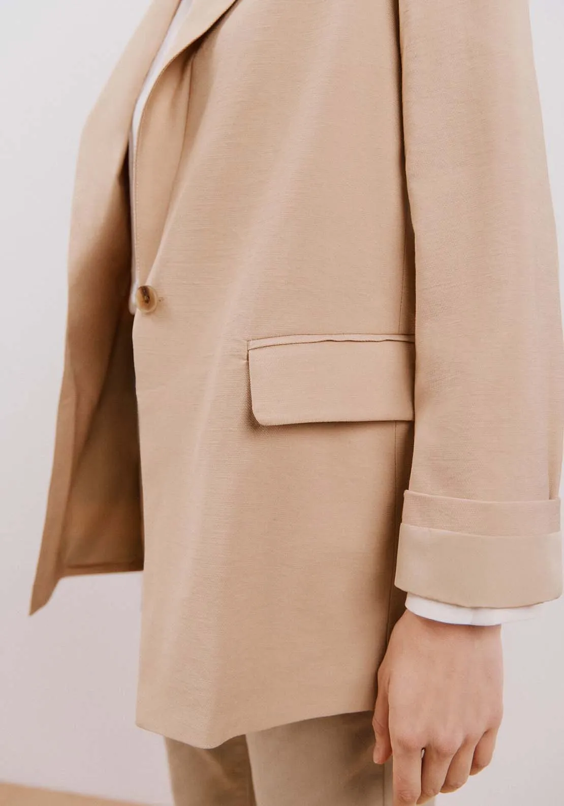 Light blazer - Beige/camel
