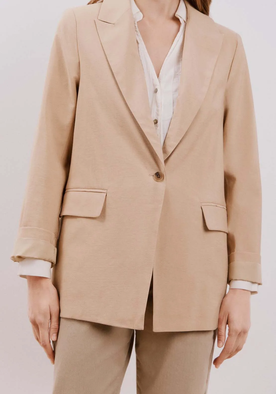 Light blazer - Beige/camel