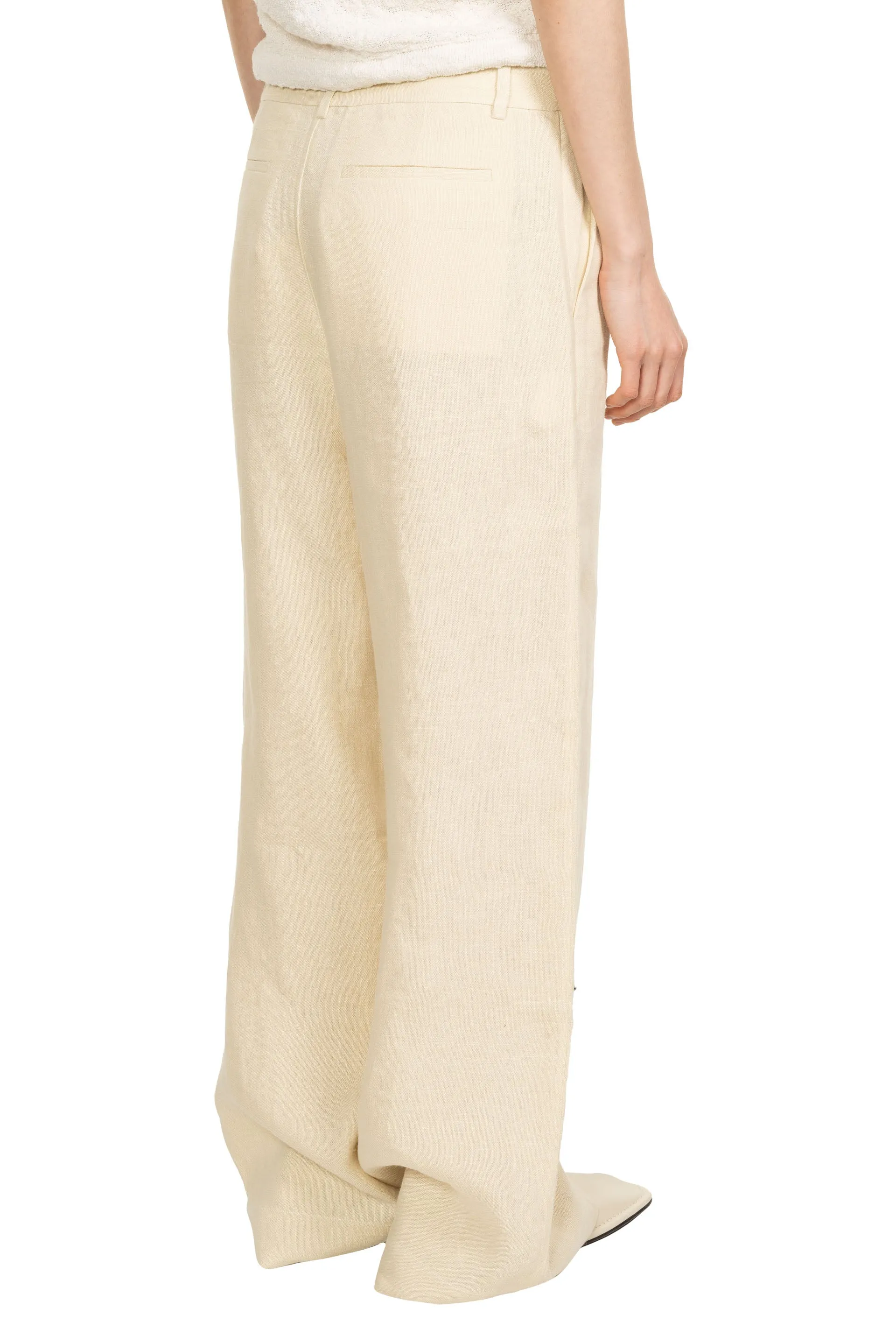 Linen Straight Leg Trousers