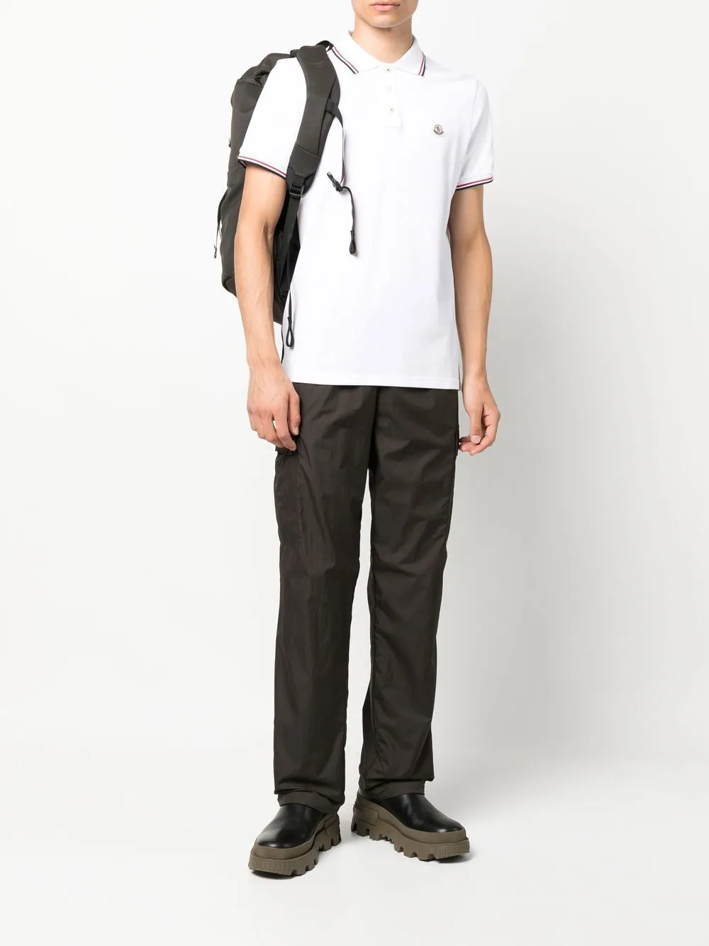 Logo cotton polo shirt