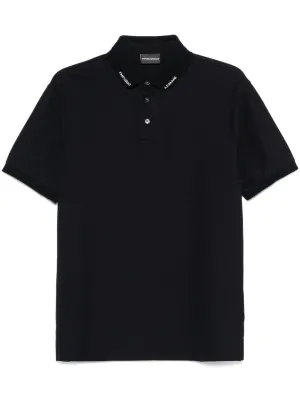 Logo cotton polo shirt