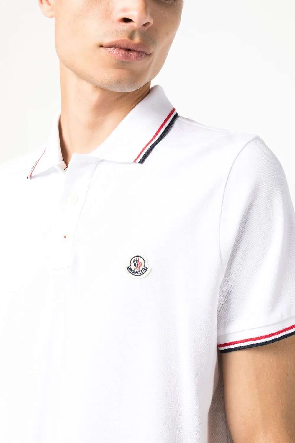 Logo cotton polo shirt