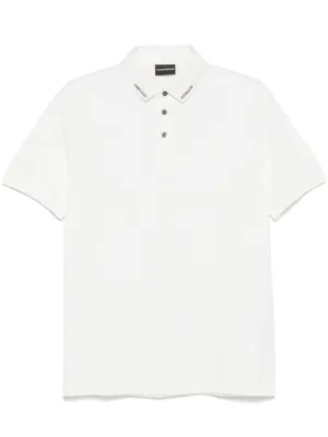 Logo cotton polo shirt