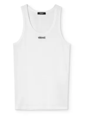 Logo cotton tank top