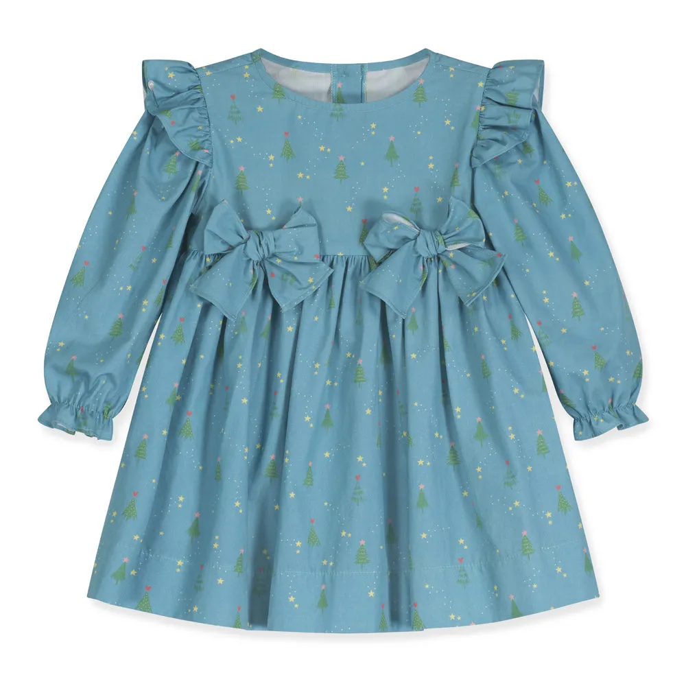 Long Sleeve Trudy Dress -- Yuletide