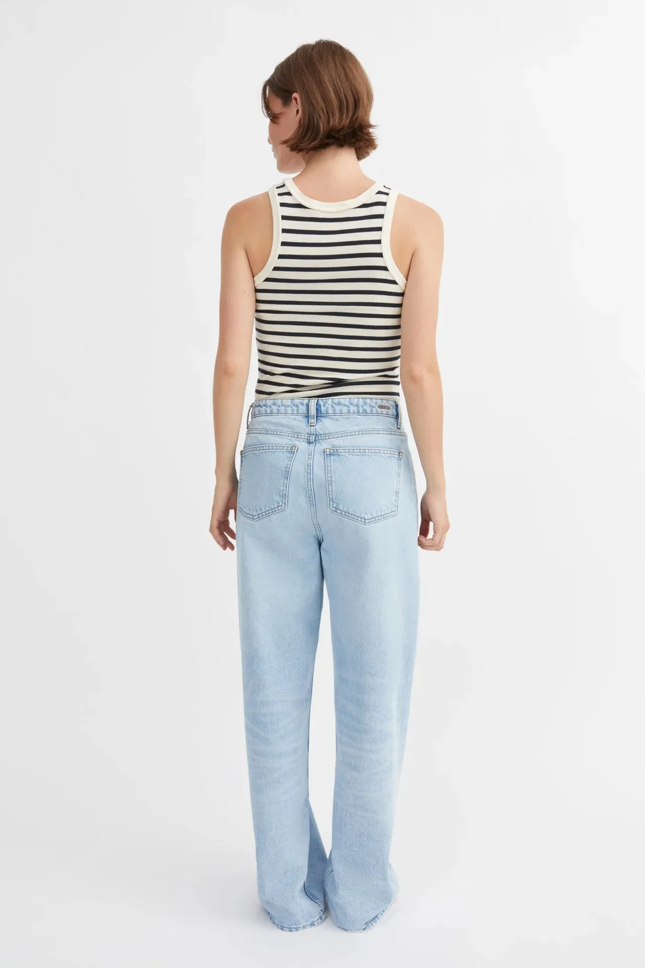 Loui Tank Top | Dark Navy & White Stripe