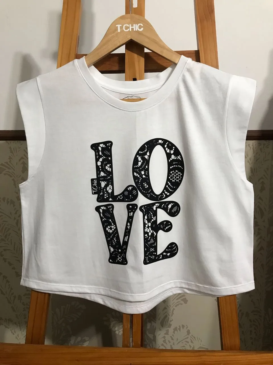 Love Lace White Crop Top