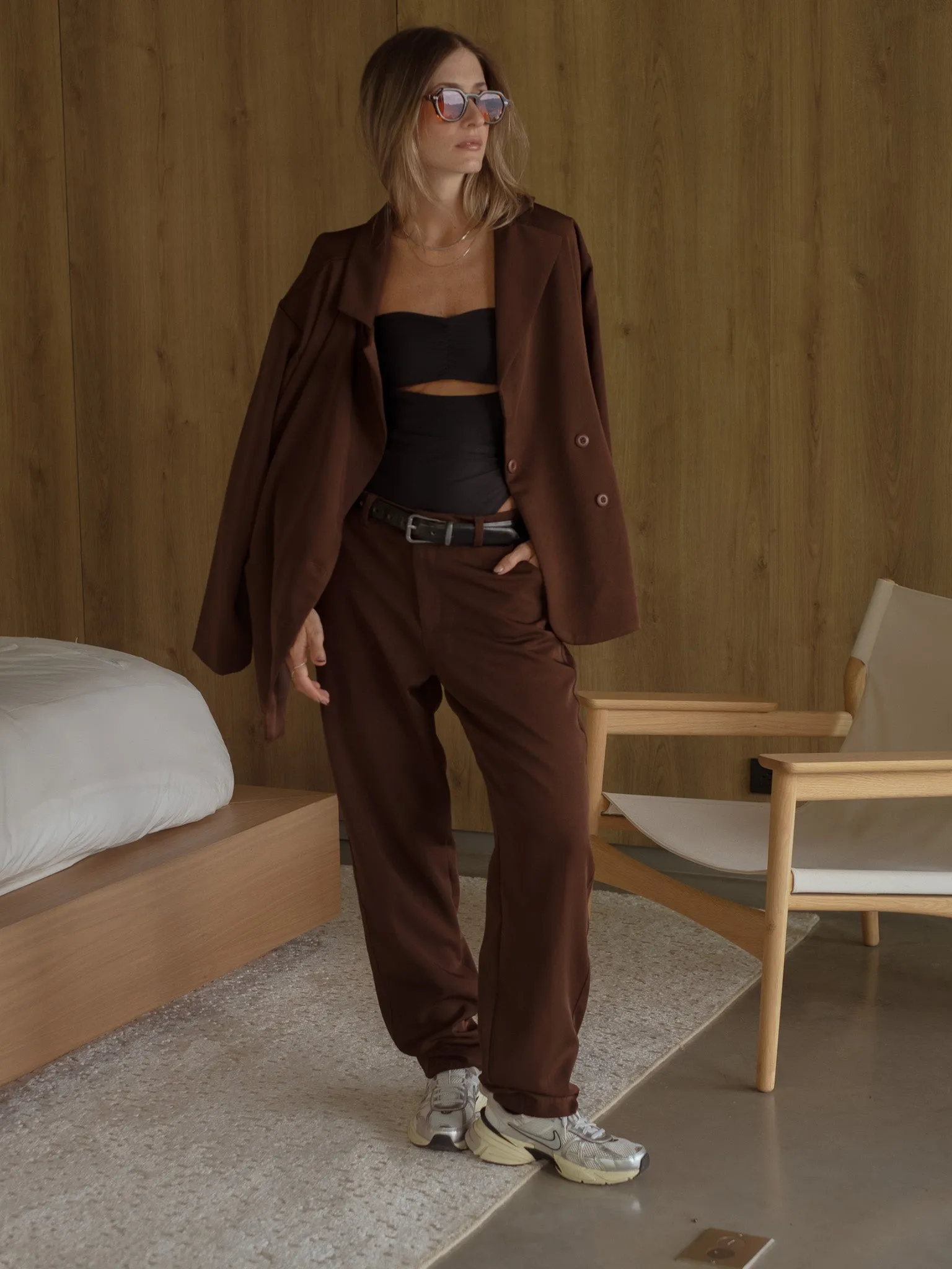 LOW RISE TROUSER - ESPRESSO