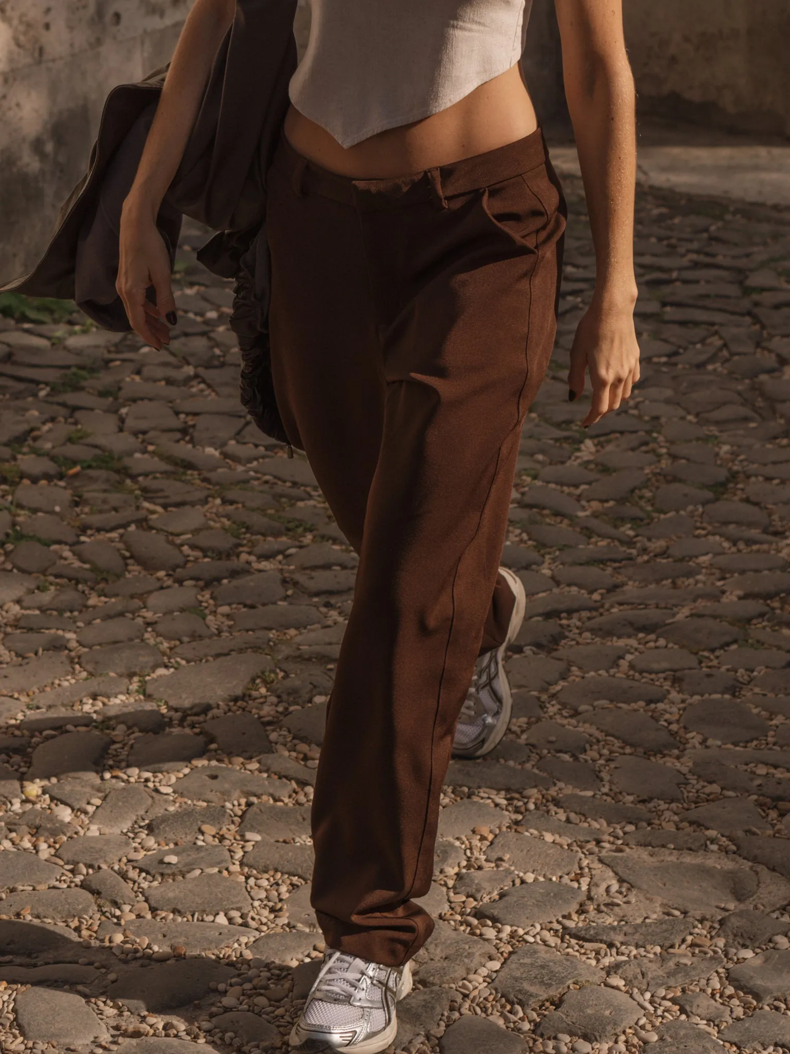 LOW RISE TROUSER - ESPRESSO