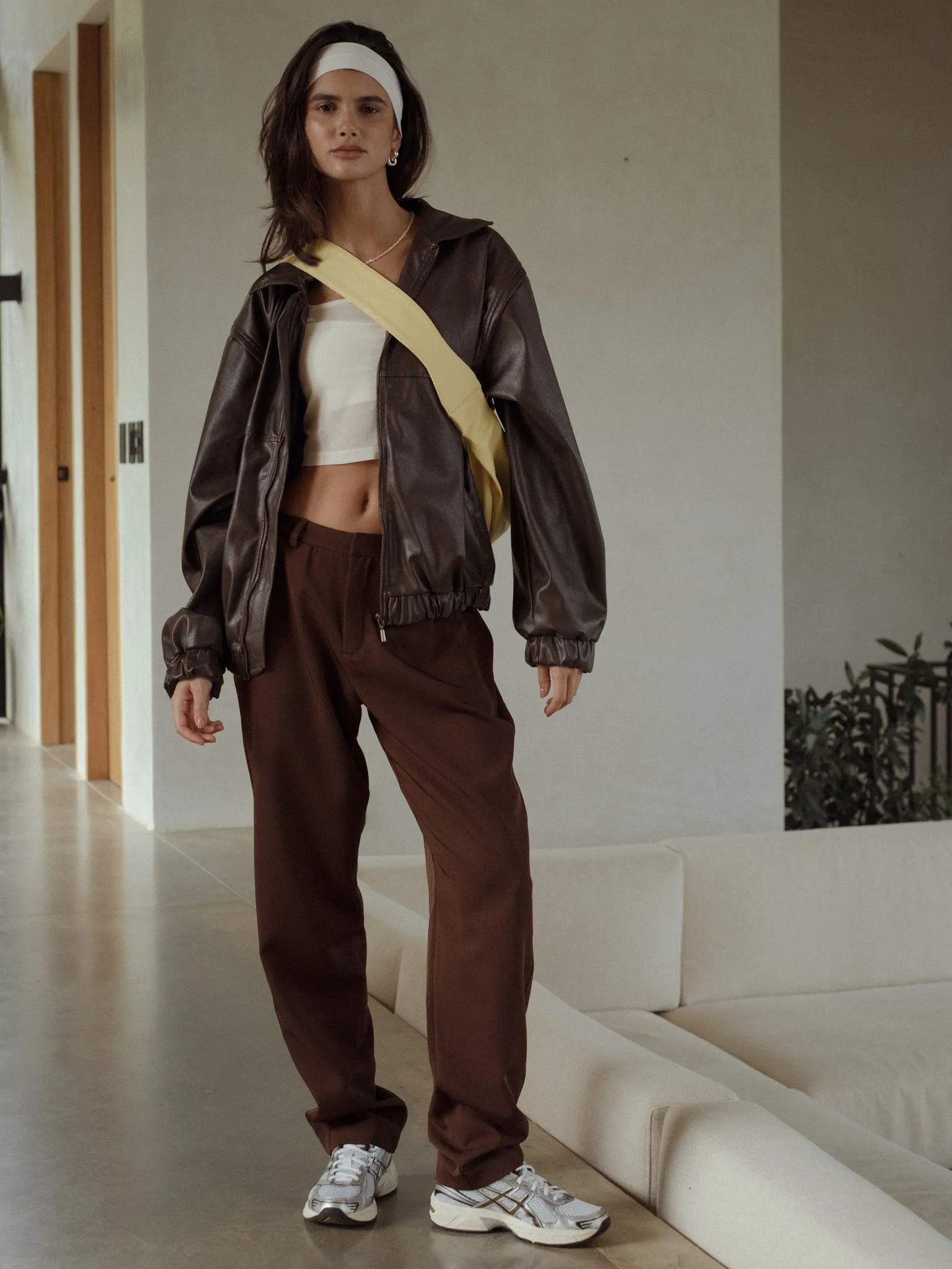 LOW RISE TROUSER - ESPRESSO