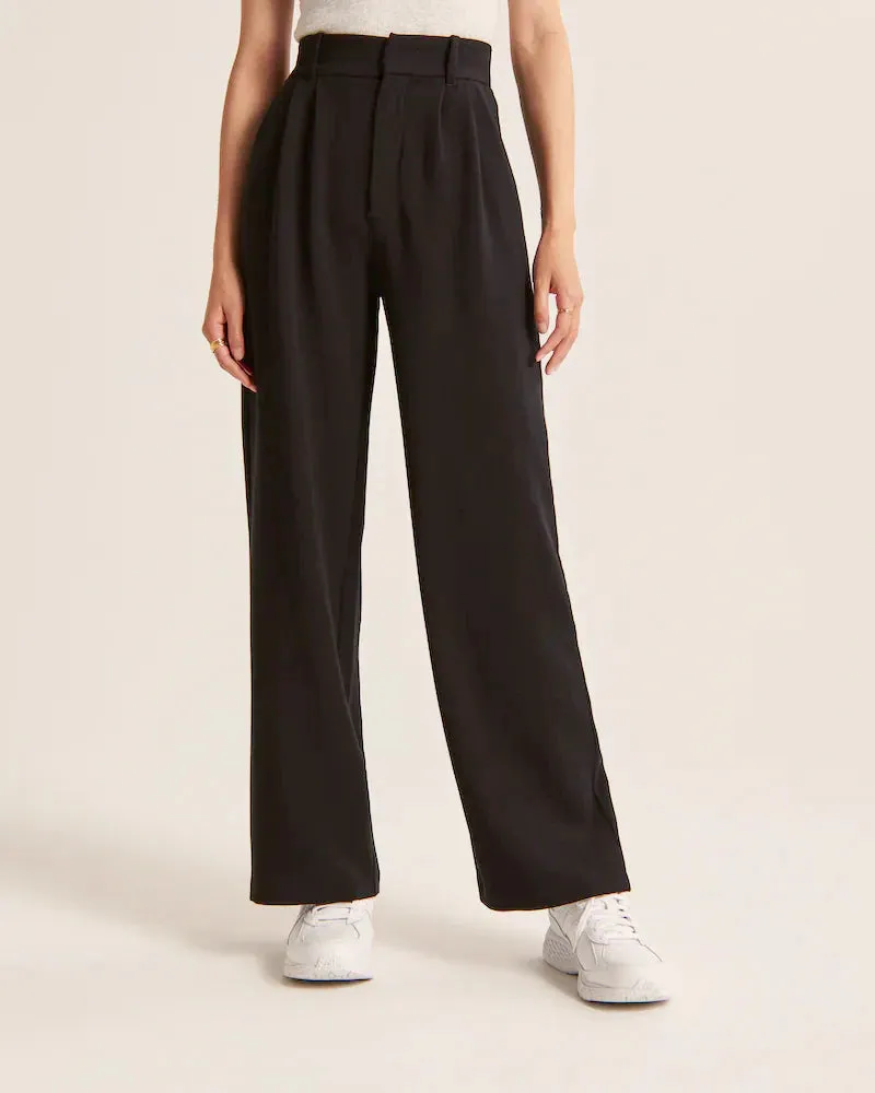 Lucia Black Tailored Pants