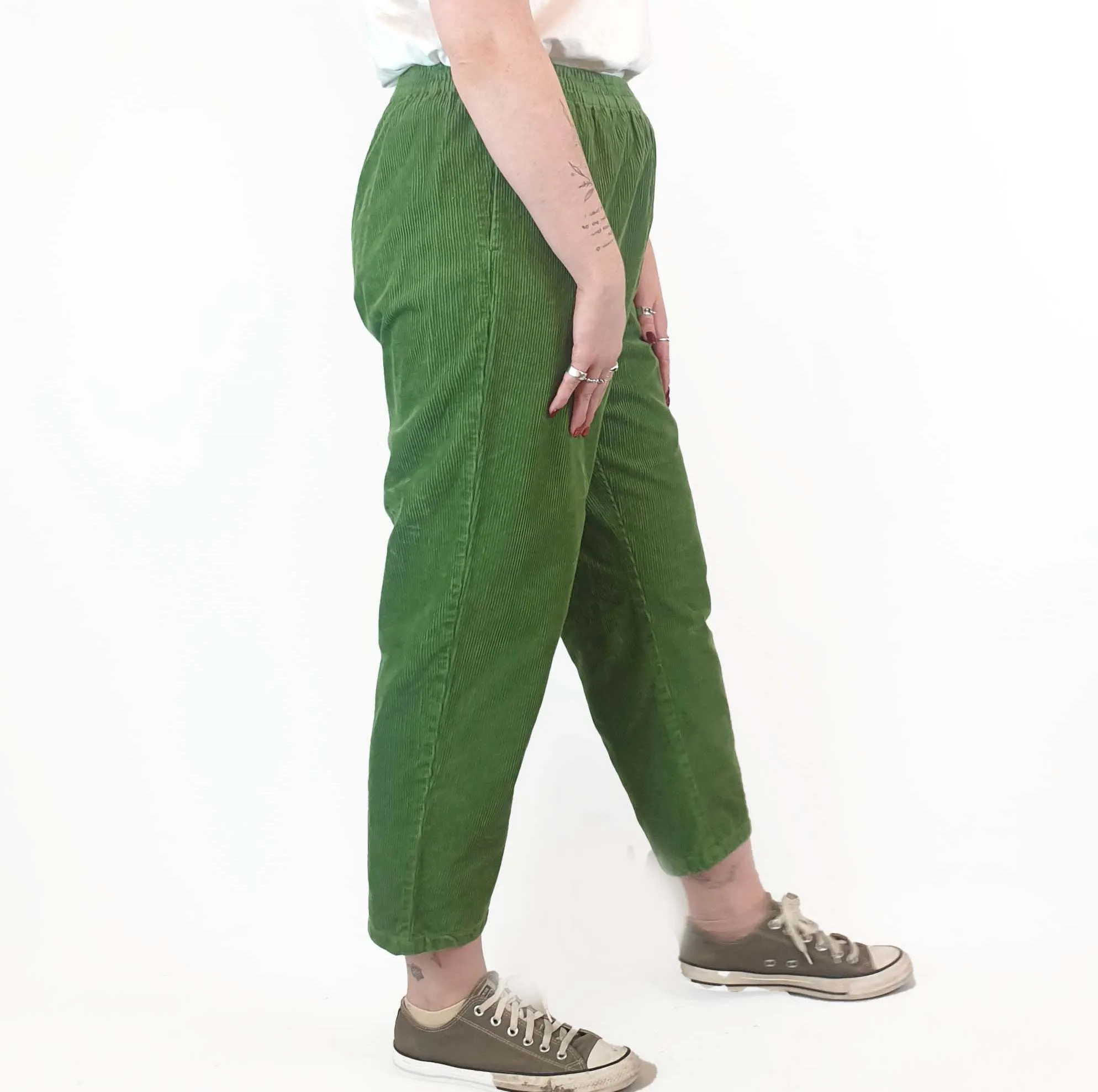 Lucy & Yak green cord pants size M