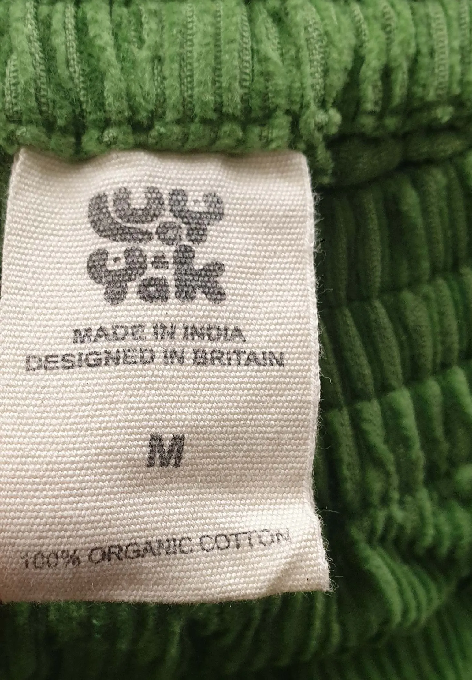 Lucy & Yak green cord pants size M