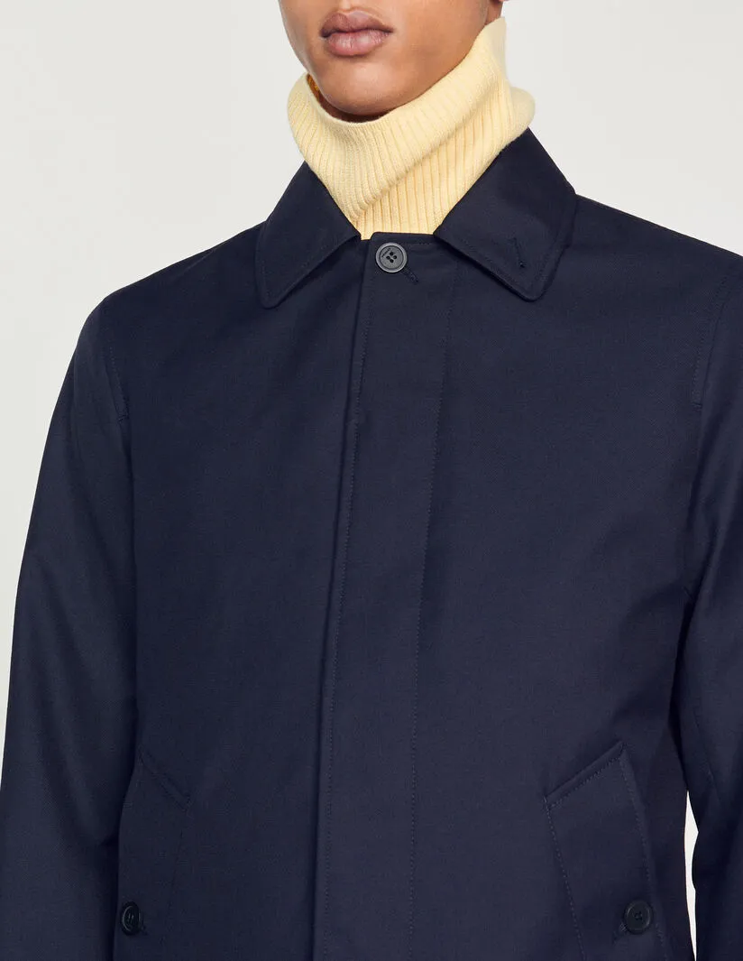 Mac Straight-Cut Waterproof Jacket Navy Blue