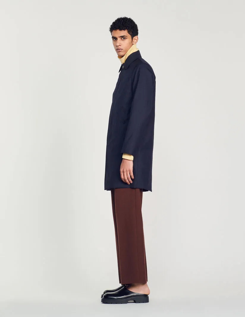 Mac Straight-Cut Waterproof Jacket Navy Blue