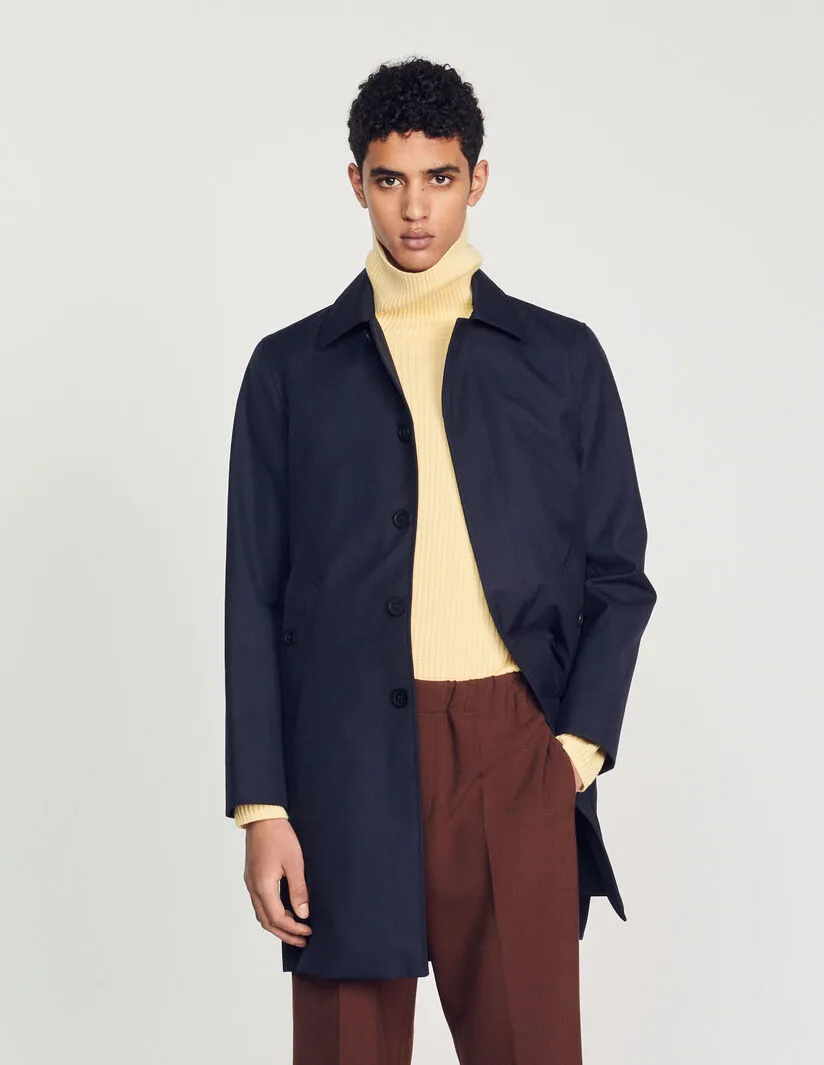 Mac Straight-Cut Waterproof Jacket Navy Blue