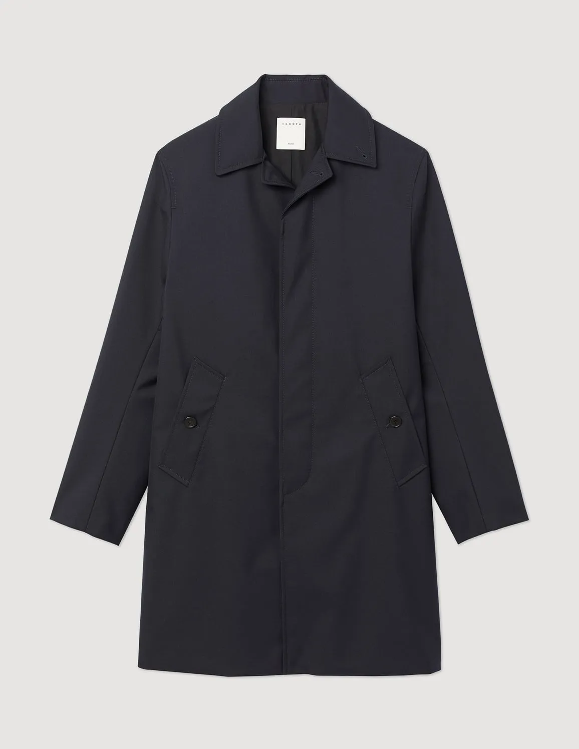 Mac Straight-Cut Waterproof Jacket Navy Blue