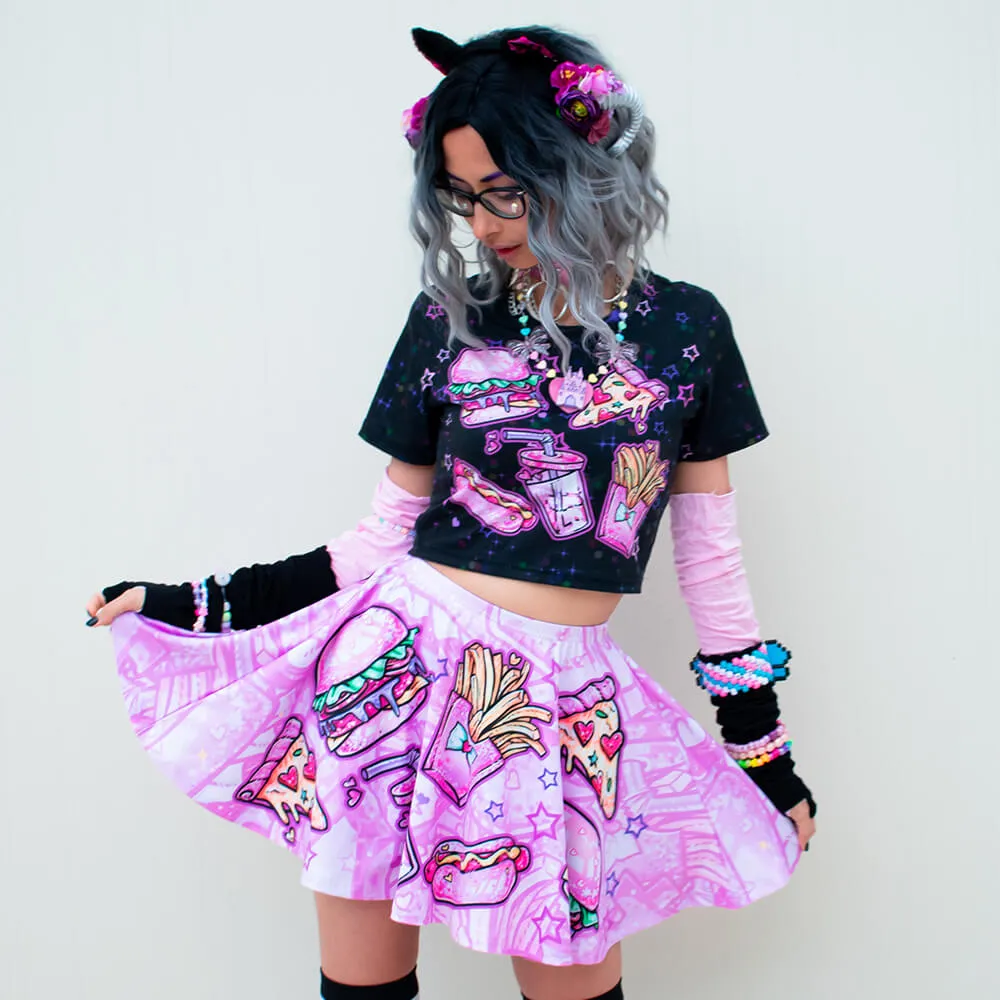 Magical BurGirl Arsenal Cotton Crop – Black