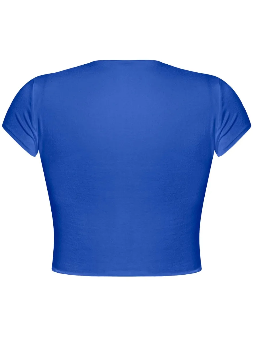 Main Squeeze - Crop Top (royal)