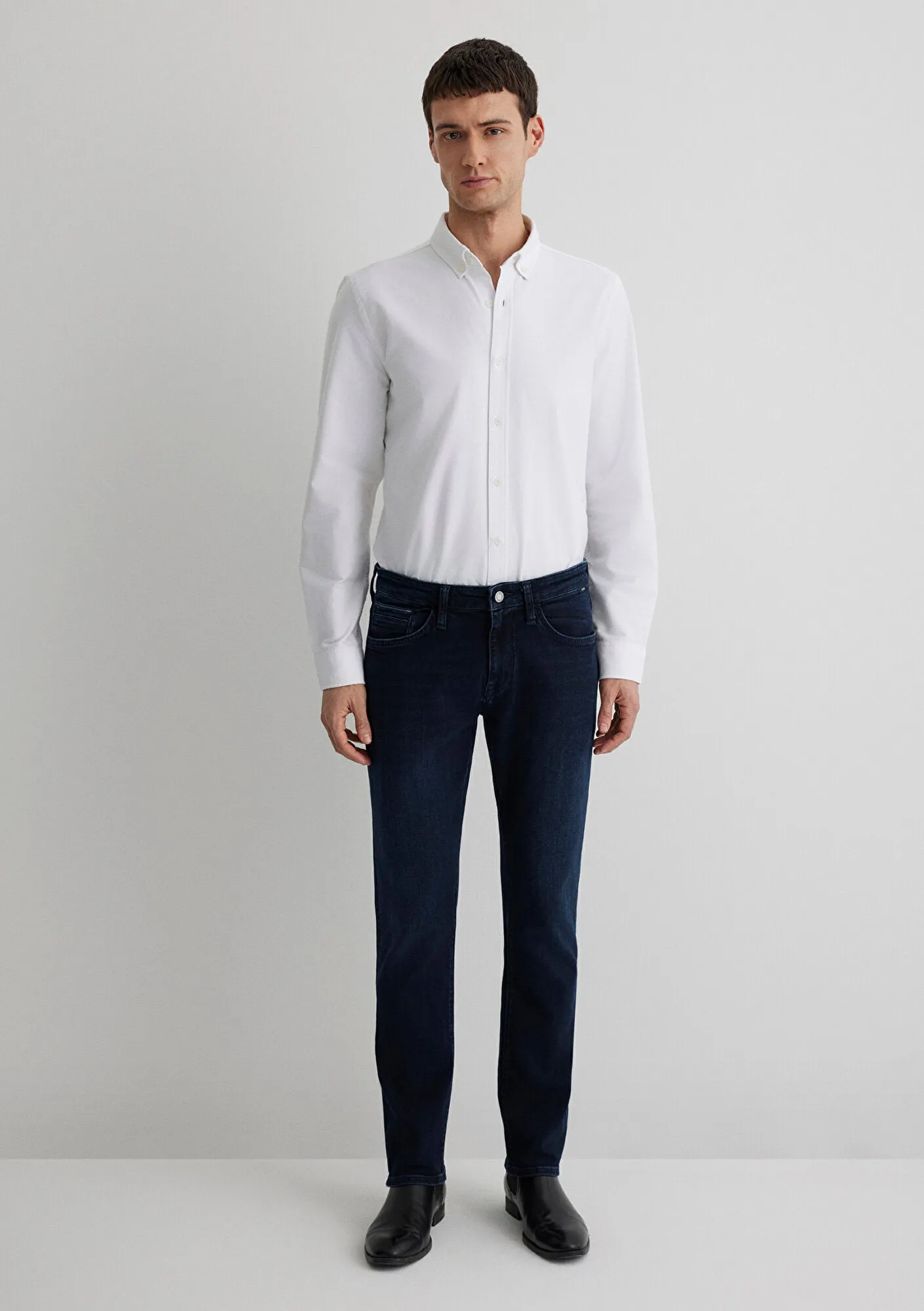 Marcus Ink Brushed Premium Blue Jean Pants
