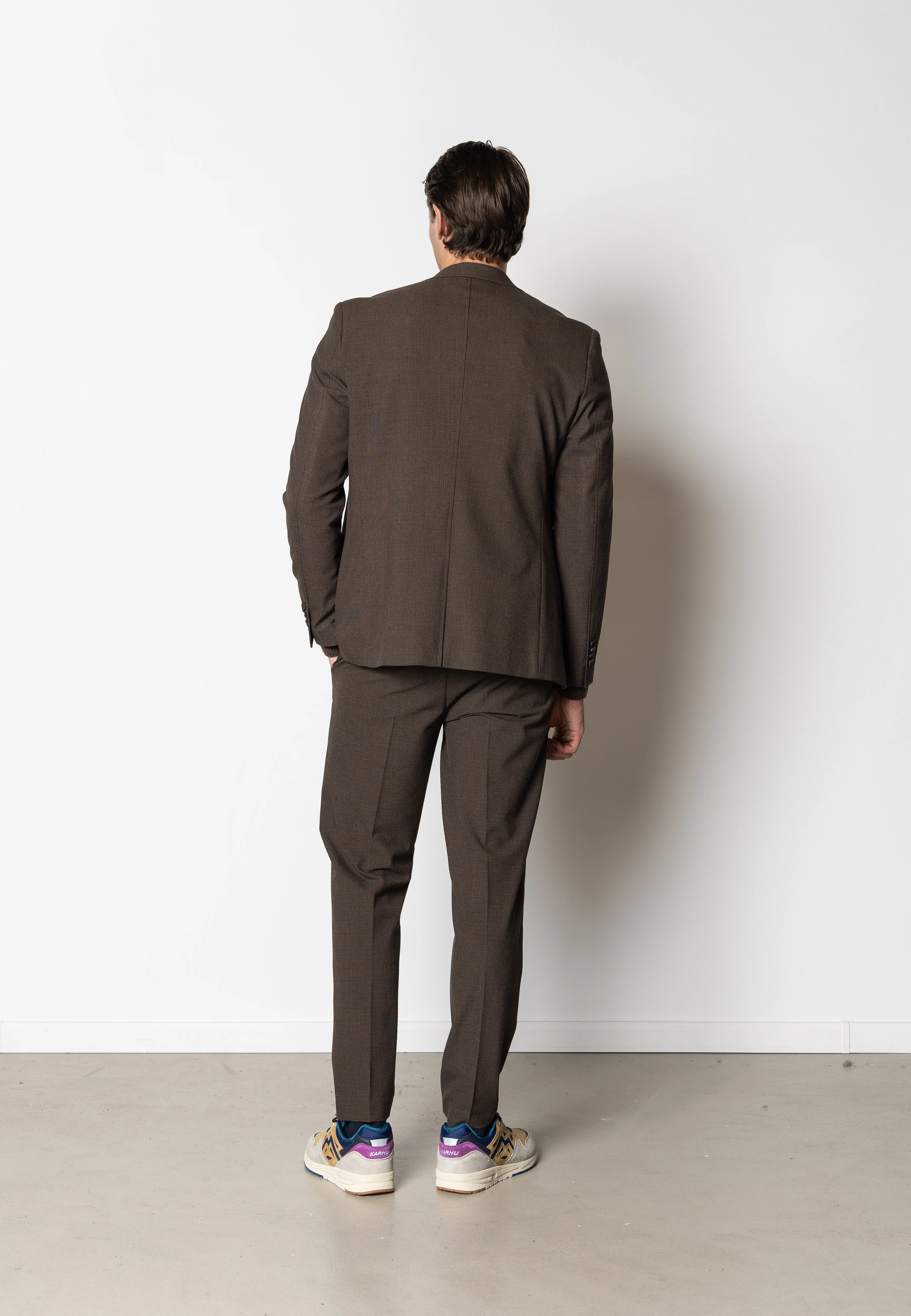 Marius XO blazer - Brun Melange