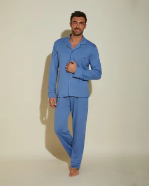 Men's Classic Long Sleeve Top & Pant Pajama Set