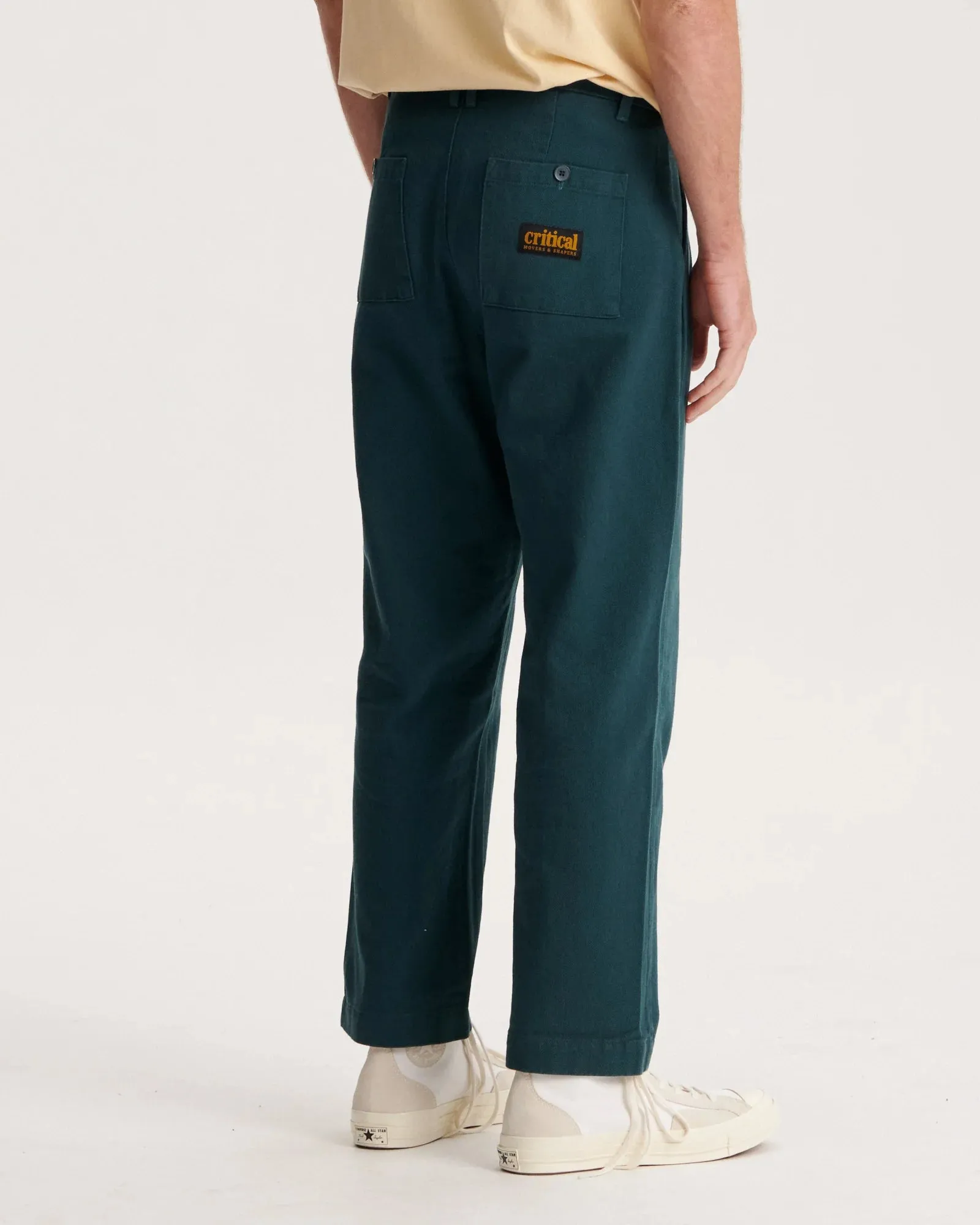 Mens Twill Pant Green