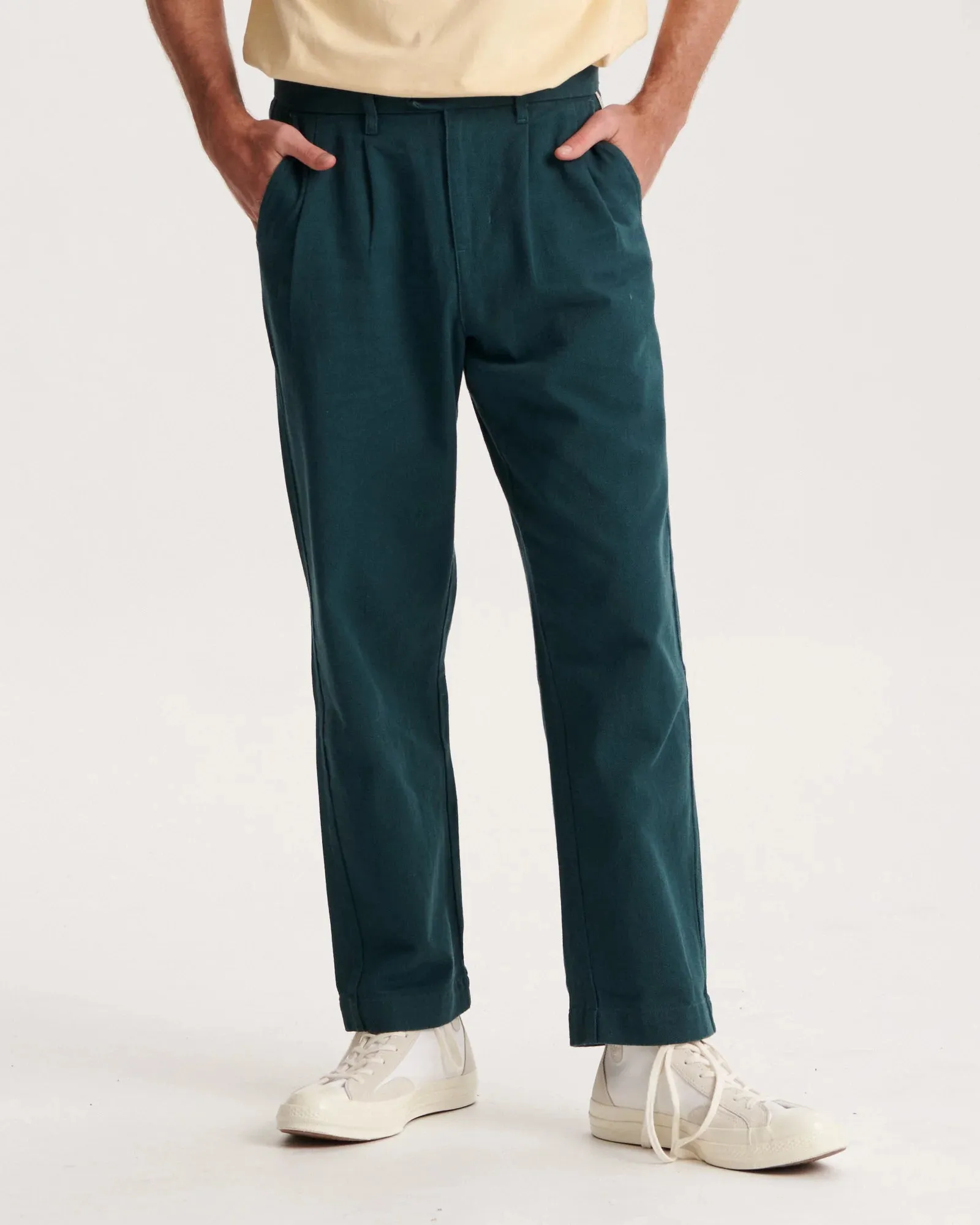Mens Twill Pant Green