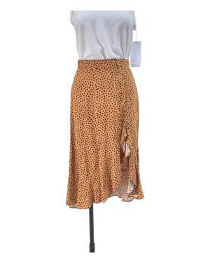 Midi Skirt with Black Dots