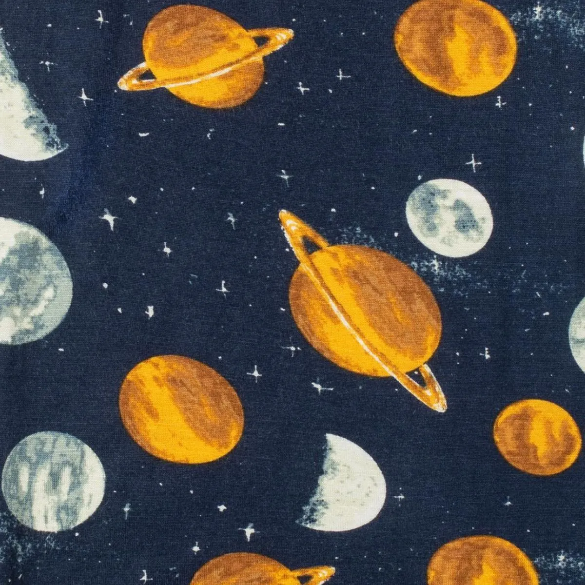 Milkbarn - Long Sleeve Bamboo Onesie - Planets