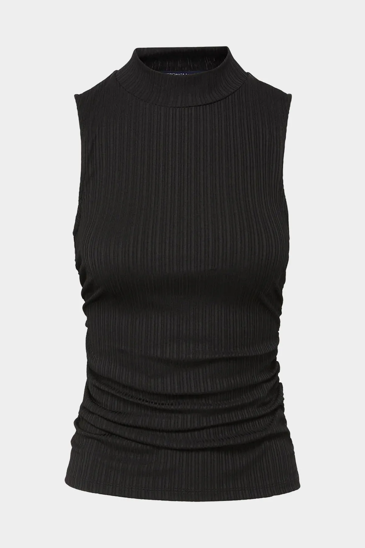 Mobler Ribbed Tank in Black