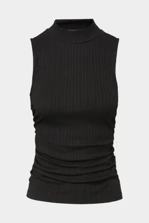 Mobler Ribbed Tank in Black