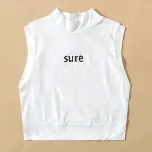 Mock Neck Crop Top