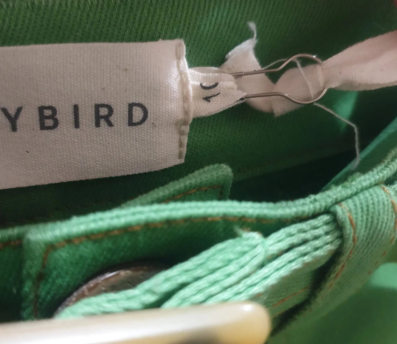 Nancybird green pants size 10