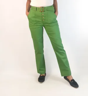 Nancybird green pants size 10
