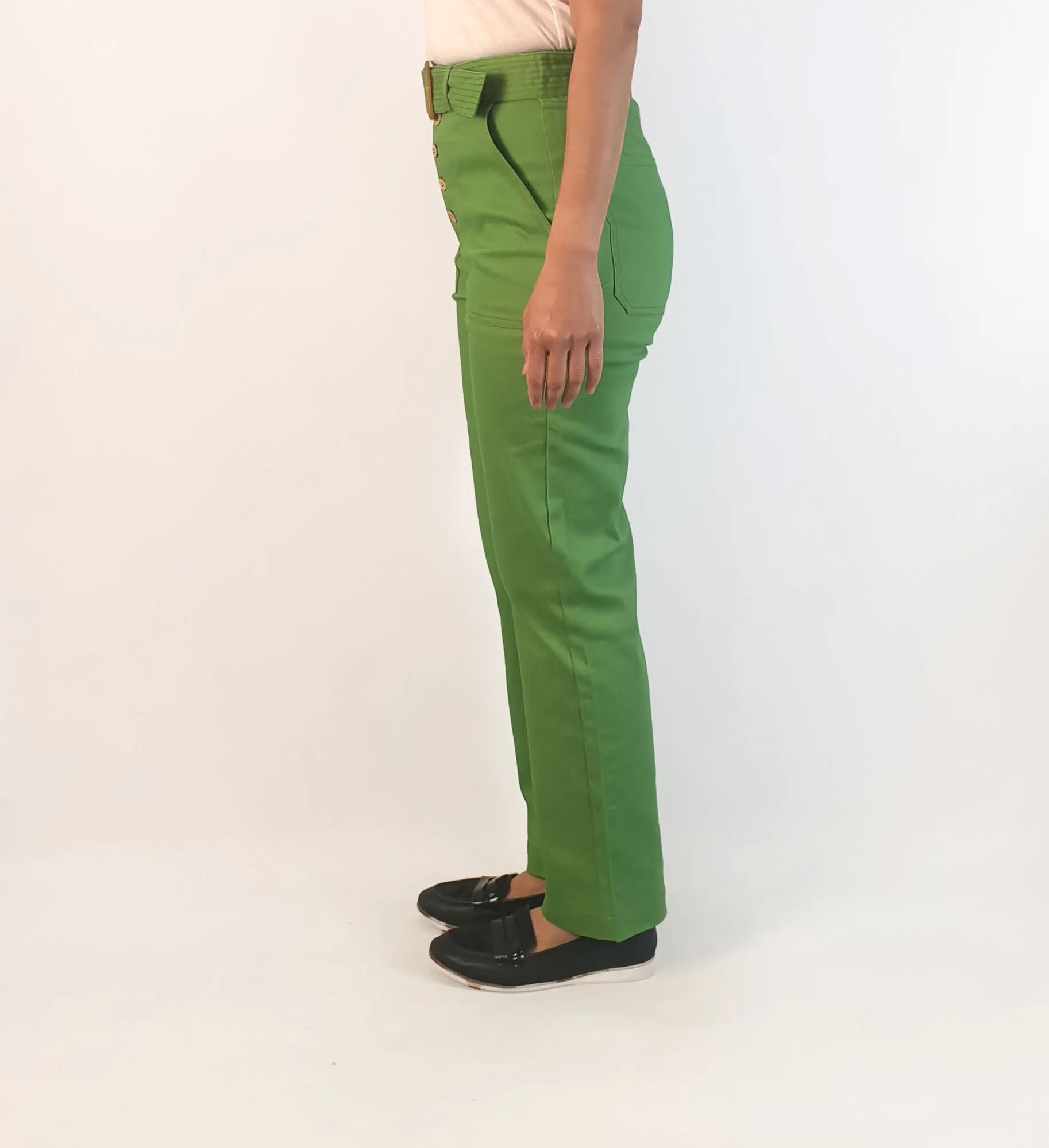 Nancybird green pants size 10
