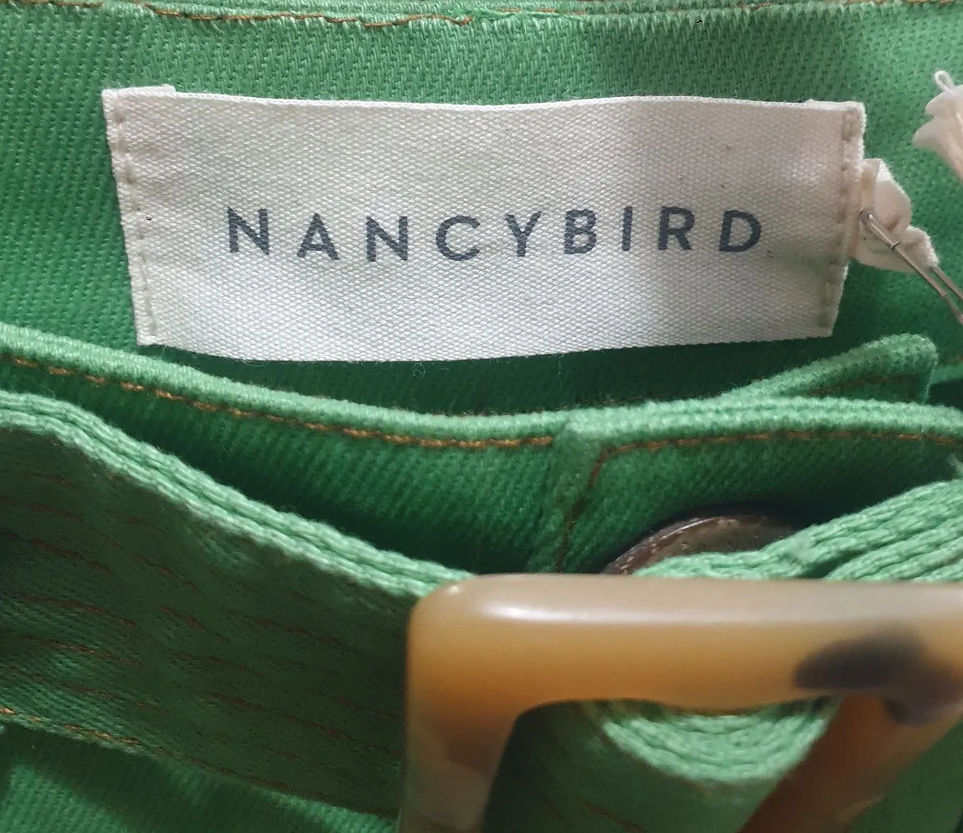 Nancybird green pants size 10